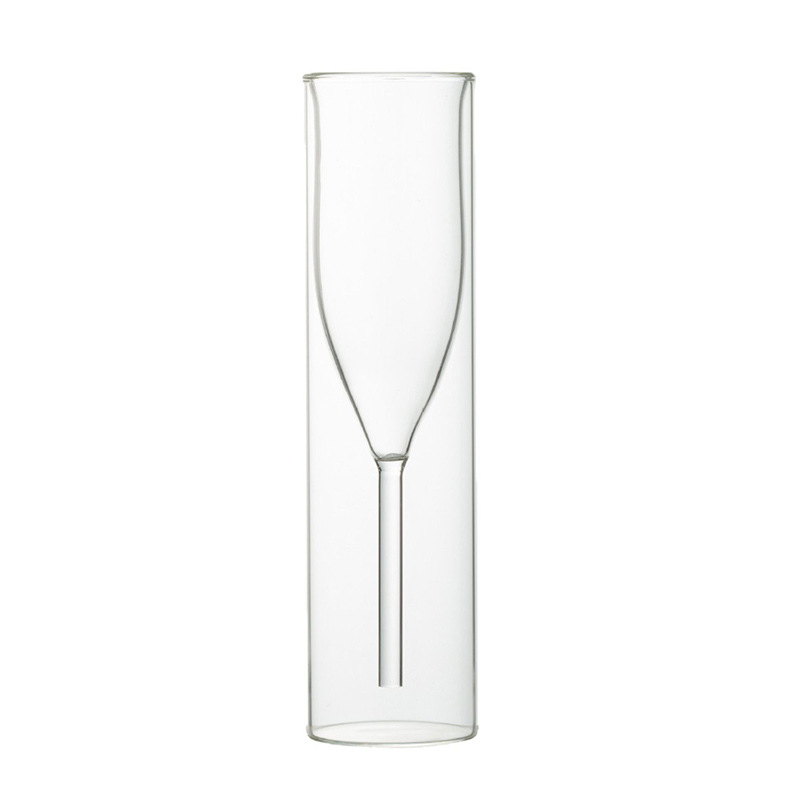 Creative Transparens Geminus-Walled Campaniae et Vinum Vitrum
