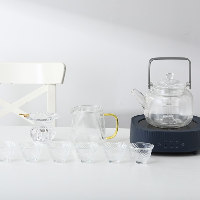 Crystal vitreum tea set