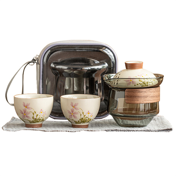 Primula Portable vitreum tea Set