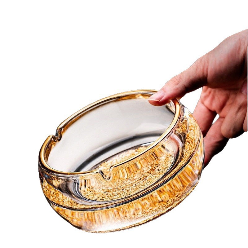 Summus finem Europae-Style Crystal Vitri Ashtray