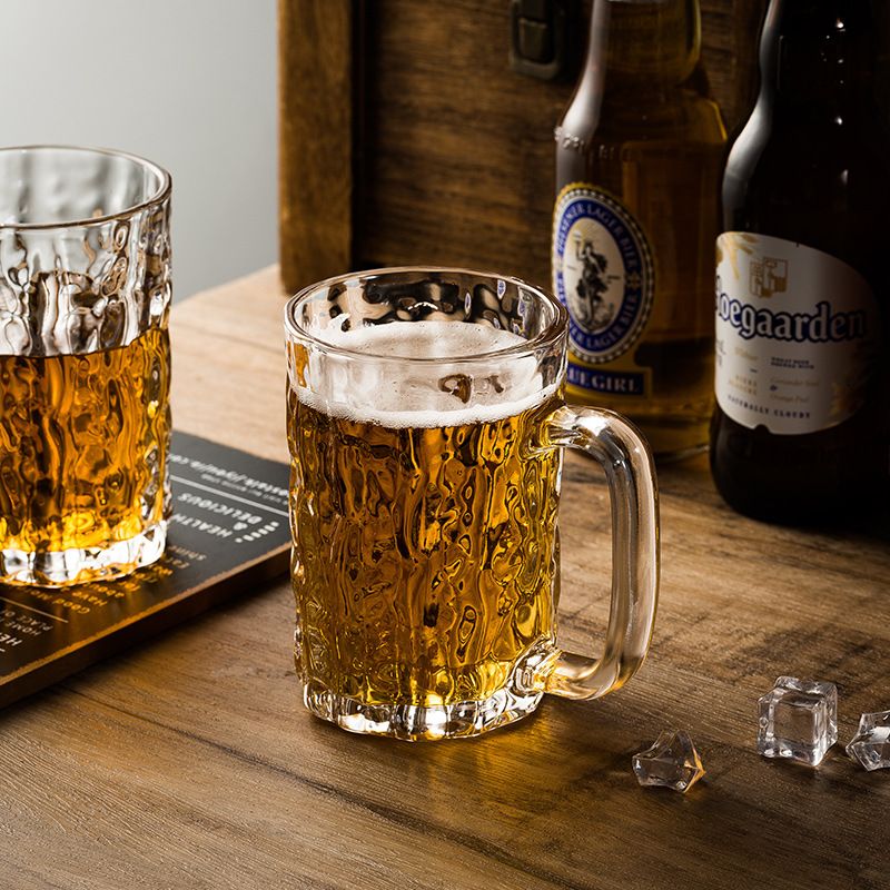 Magna capacitas Vitri Beer Mug cum manubrio